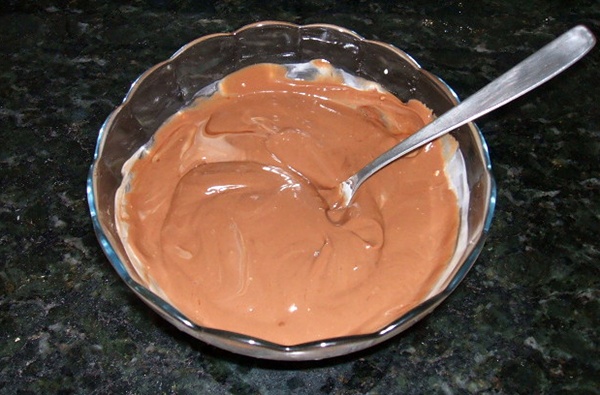 Torta de bolacha de chocolate - 5º passo